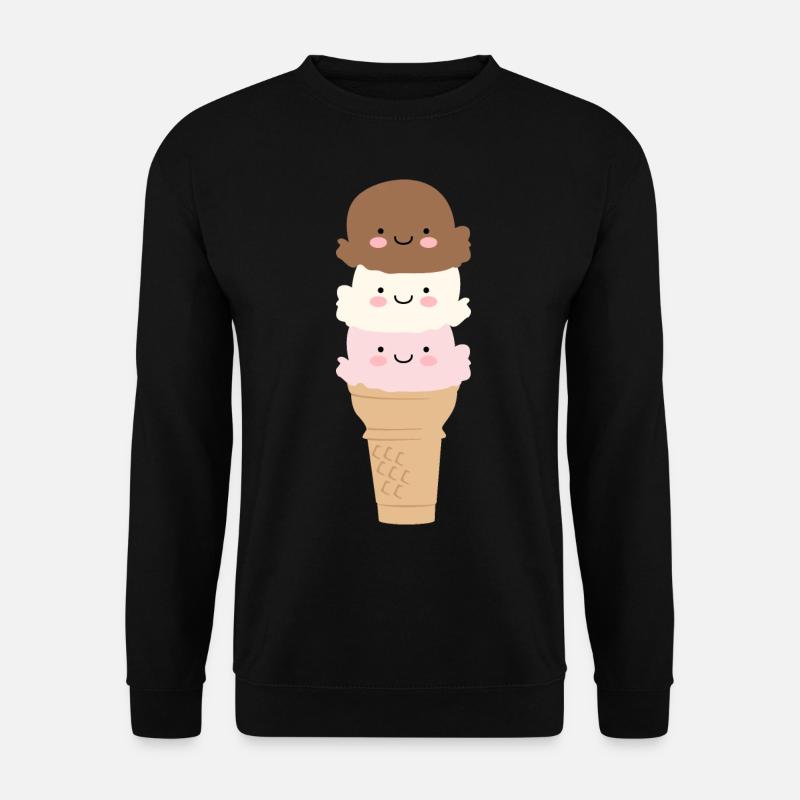ice cream - Unisex Sweatshirt - black