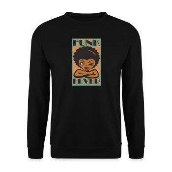 Funk Fever - Unisex Sweatshirt - black - Front - Alina (178cm) & Michal (187cm)