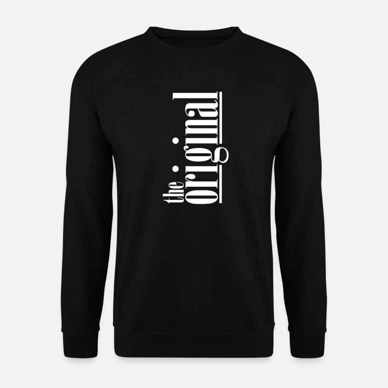 the original zusammen remix vater/sohn partnerlook - Unisex Pullover - Schwarz
