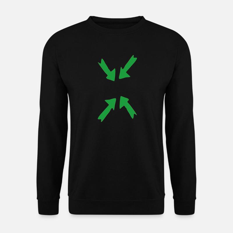 grün im fokus - Unisex Pullover - Schwarz