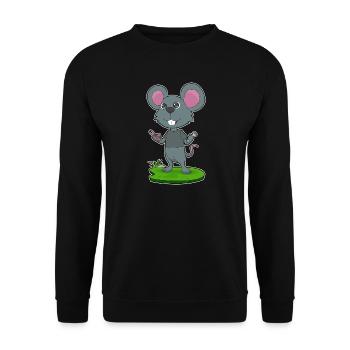 Atelier de clé mécanique de souris - Sweat-shirt Unisexe - noir - Devant - Alina (178cm) & Michal (187cm)