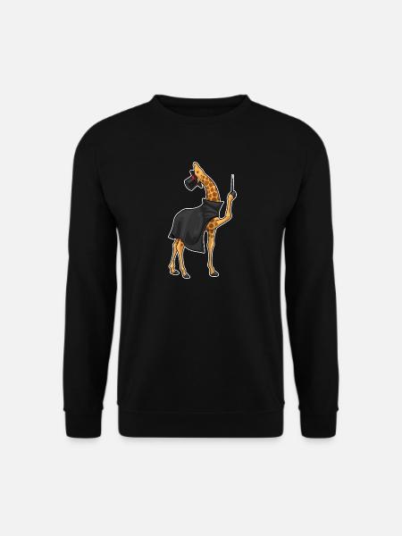 Giraffe Wizard Wand - Unisex Sweatshirt - black