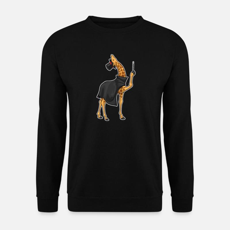 Giraffe Wizard Wand - Unisex Sweatshirt - black