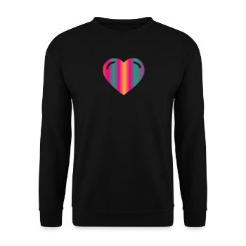MOM. MOTHER'S DAY. HAPPY MOTHER'S DAY - Unisex Sweatshirt - black - Front - Alina (178cm) & Michal (187cm)