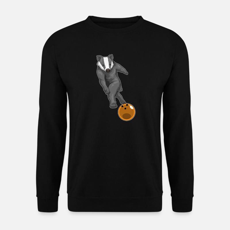 Badger Boule de bowling - Sweat-shirt Unisexe - noir