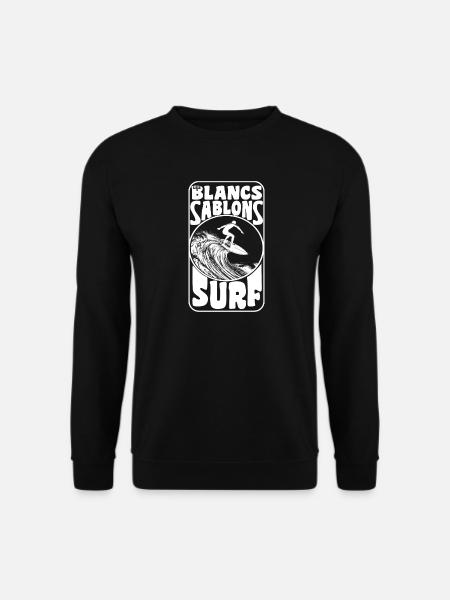Les blancs sablons - Sweat-shirt Unisexe - noir