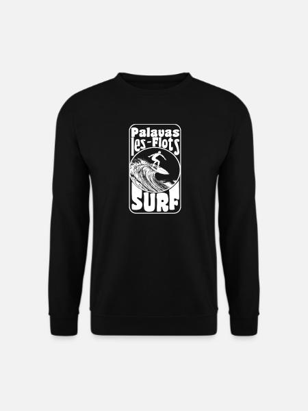 Palavas, the waves - Unisex Sweatshirt - black