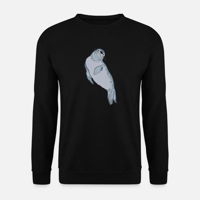 Sceau d’étanchéité - Sweat-shirt Unisexe - noir