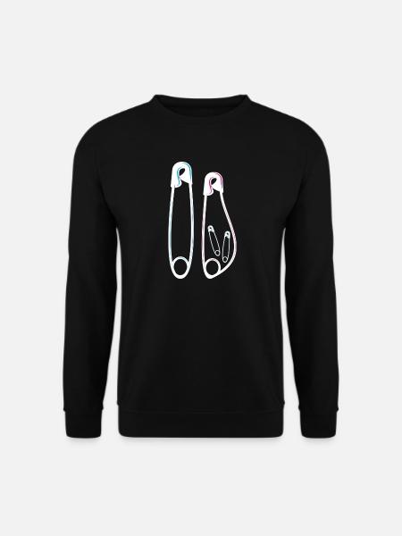 Annonce Jumeaux Naissance Fils & Fille - Sweat-shirt Unisexe - noir