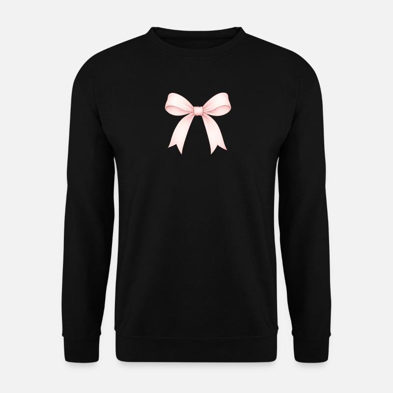 cute bow - Unisex Sweatshirt - black