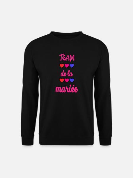 EVJF. MARIEE. TEAM. TEAM MARIEE. FUTURE MARIEE - Sweat-shirt Unisexe - noir