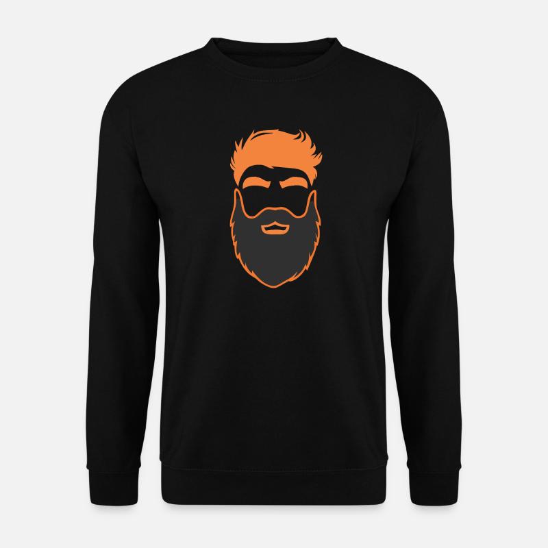 Nerd Bart Männer mit Bärten - Unisex Pullover - Schwarz