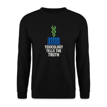 Chimiste légiste Laboratoire de criminalistique Toxicologie - Sweat-shirt Unisexe - noir - Devant - Alina (178cm) & Michal (187cm)