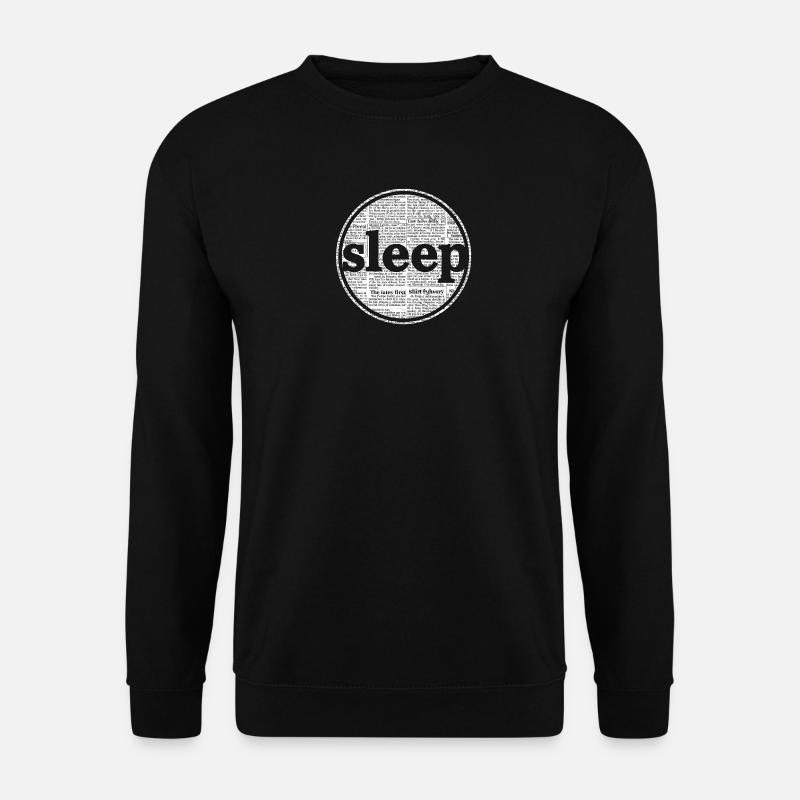 sleep - Unisex Pullover - Schwarz
