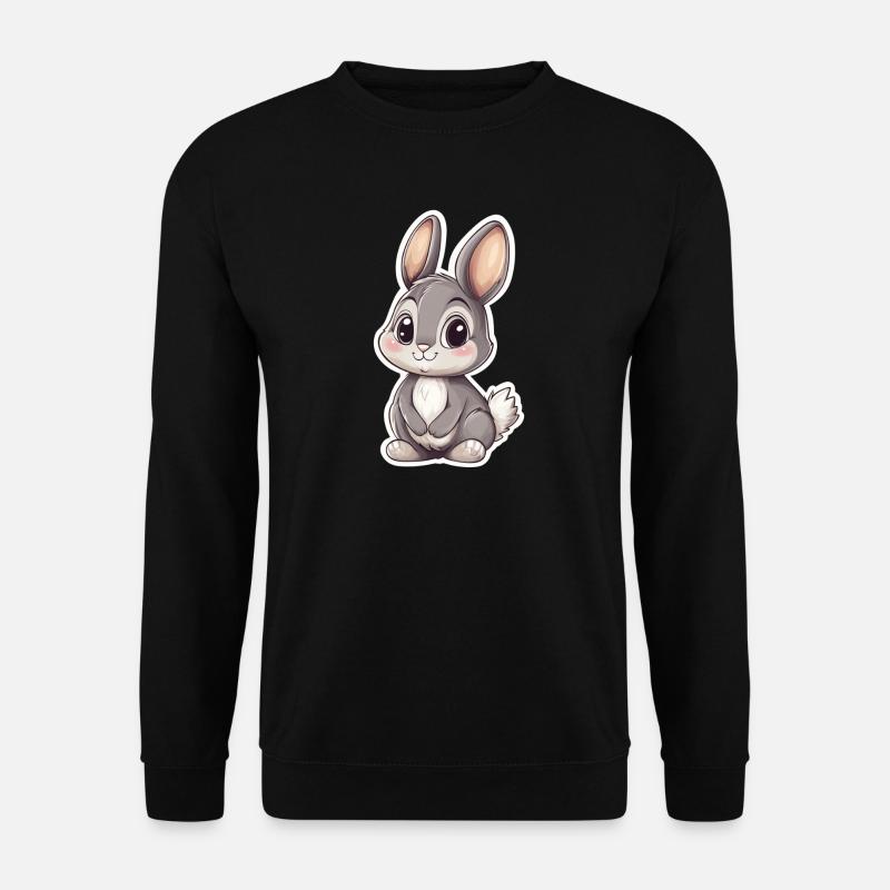 Hase - Unisex Pullover - Schwarz