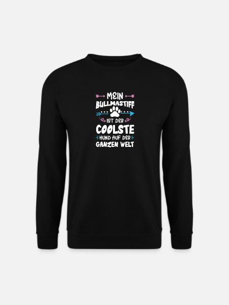 Bullmastiff Dog Saying - Unisex Sweatshirt - black