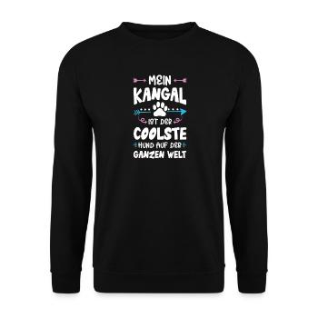 Dicton du chien Kangal - Sweat-shirt Unisexe - noir - Devant - Alina (178cm) & Michal (187cm)