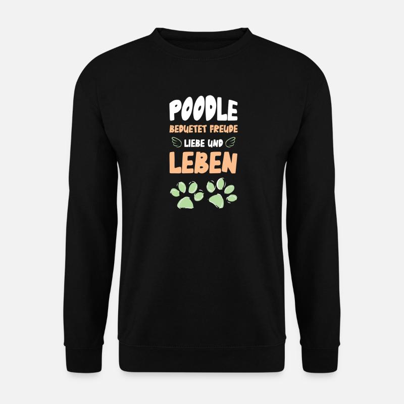 Poodle - Unisex Sweatshirt - black