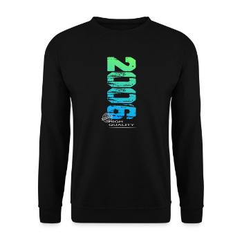 Anniversaire Vintage 2006 Original - Sweat-shirt Unisexe - noir - Devant - Alina (178cm) & Michal (187cm)