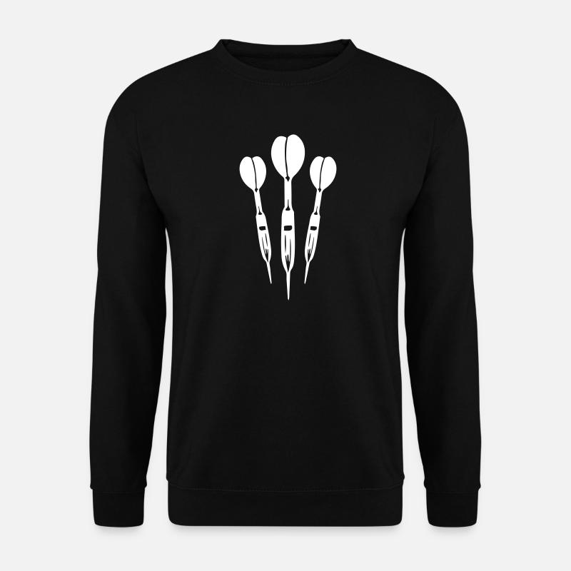 Icône de fléchettes - Sweat-shirt Unisexe - noir