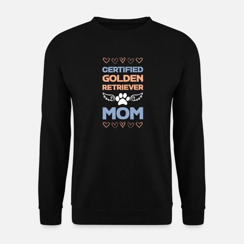 Zertifizierte Golden Retriever Mama - Unisex Pullover - Schwarz