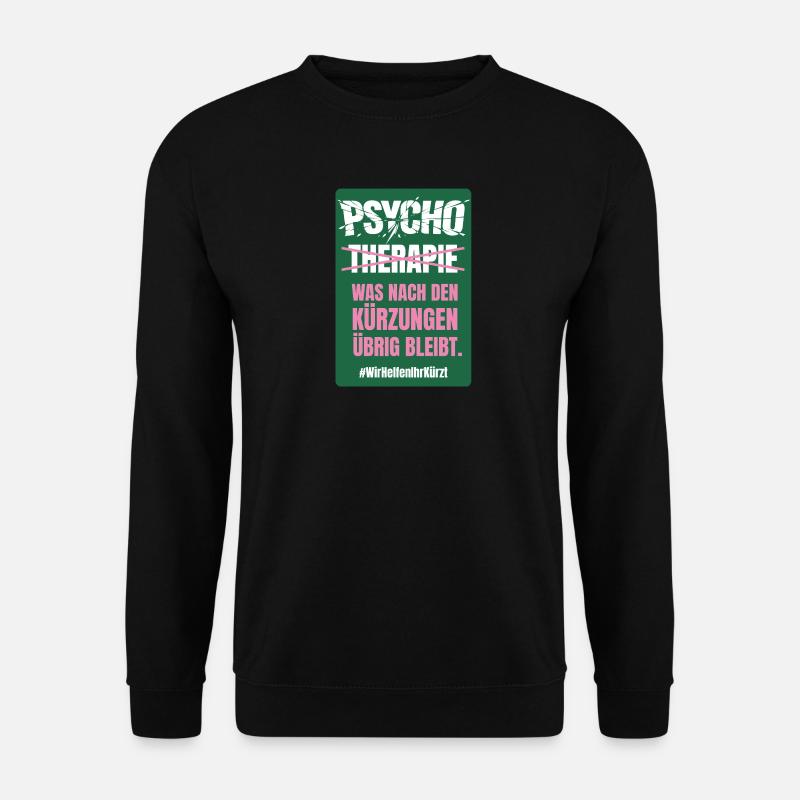 PSYCHO_02 - Unisex Pullover - Schwarz
