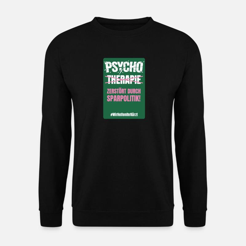 PSYCHO_05 - Unisex Pullover - Schwarz