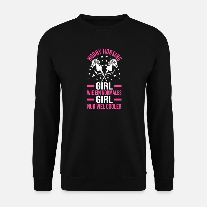 Steckenpferd Hobbyhorse Hobby Horsing - Unisex Pullover - Schwarz