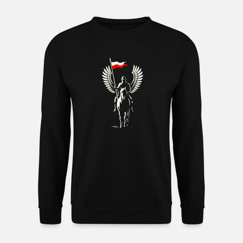 Minimal Husaria Rider - Unisex Pullover - Schwarz