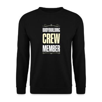 Équipe de culturisme - Sweat-shirt Unisexe - noir - Devant - Alina (178cm) & Michal (187cm)