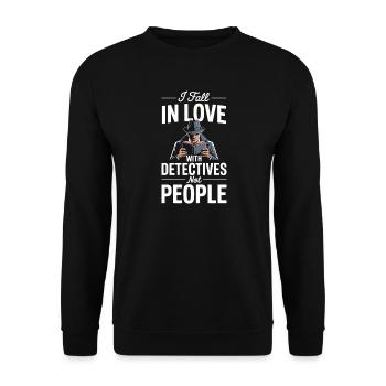 Livres de thriller policier Lecteurs Secrets de meurtre - Sweat-shirt Unisexe - noir - Devant - Alina (178cm) & Michal (187cm)