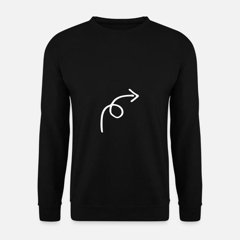 Pfeil - Unisex Pullover - Schwarz