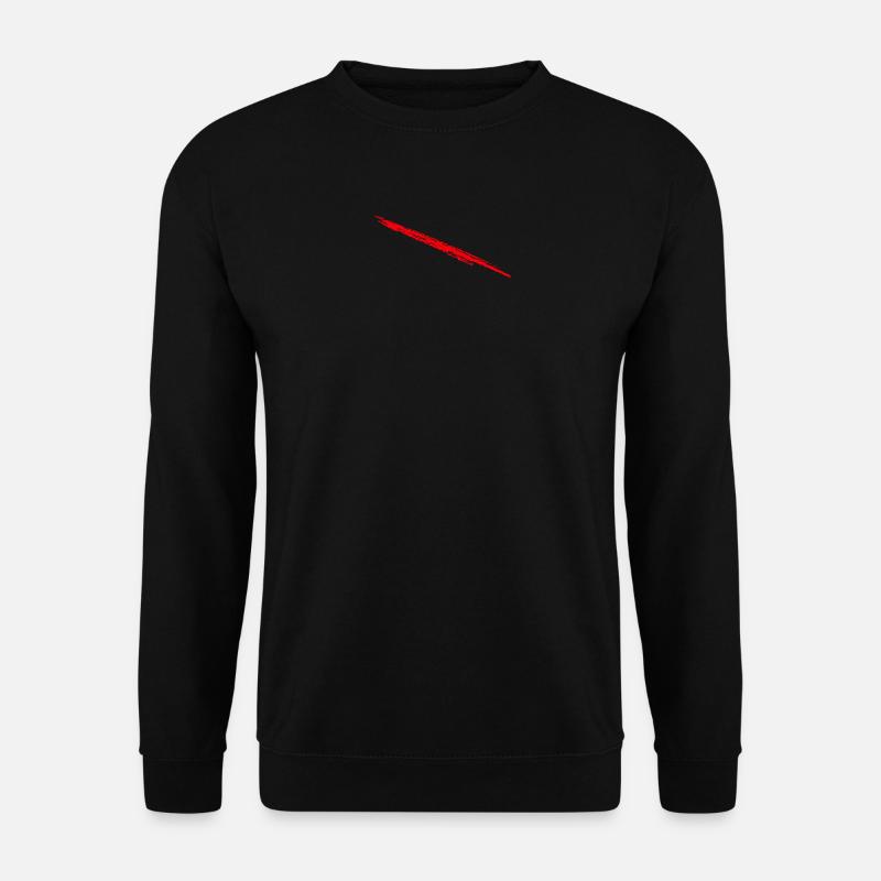 RED LINE - Unisex Sweatshirt - black