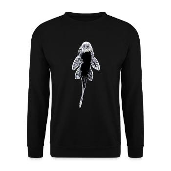 Lustiger Gold Nugget Plecostomus Tropical Fish Keeper - Unisex Pullover - Schwarz - Vorne - Alina (178cm) & Michal (187cm)