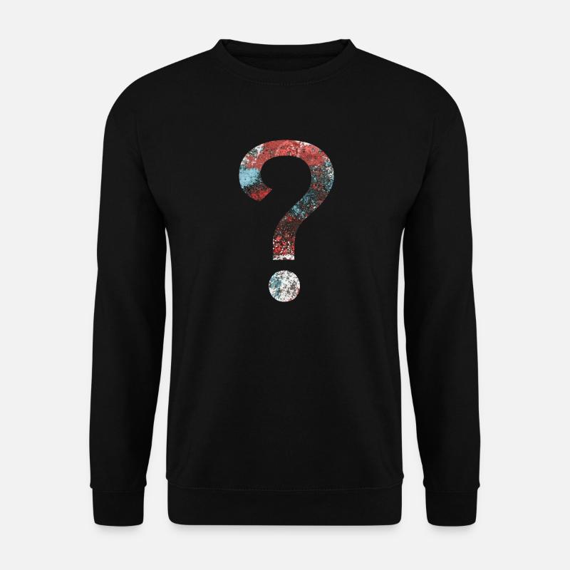 Résumé Question Mark - Sweat-shirt Unisexe - noir