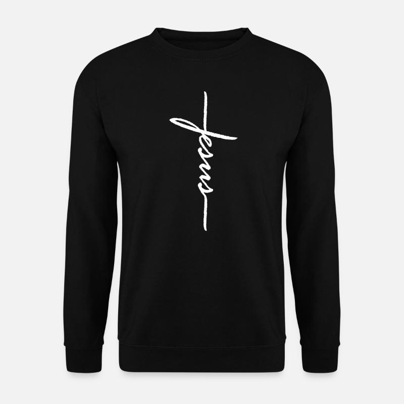 Jesus - Unisex Pullover - Schwarz