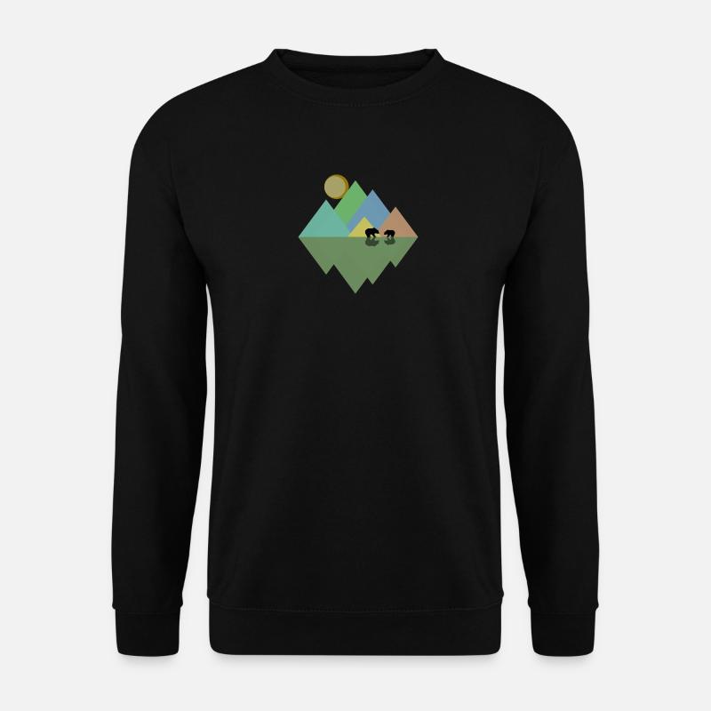 Verliebte Bären - Unisex Pullover - Schwarz