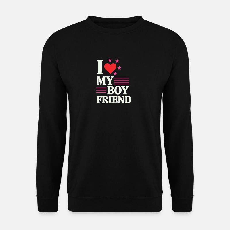 Partnershirt - Unisex Pullover - Schwarz