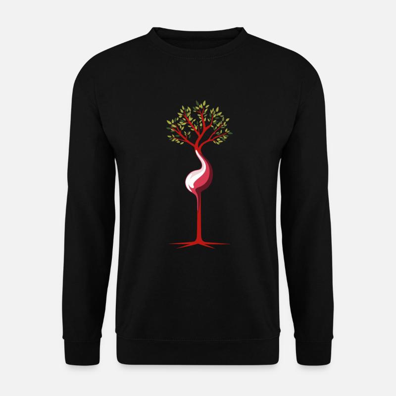 Arbre de l’utérus - Sweat-shirt Unisexe - noir