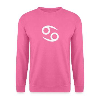 Sternzeichen Krebs - Unisex Pullover - Pink - Vorne