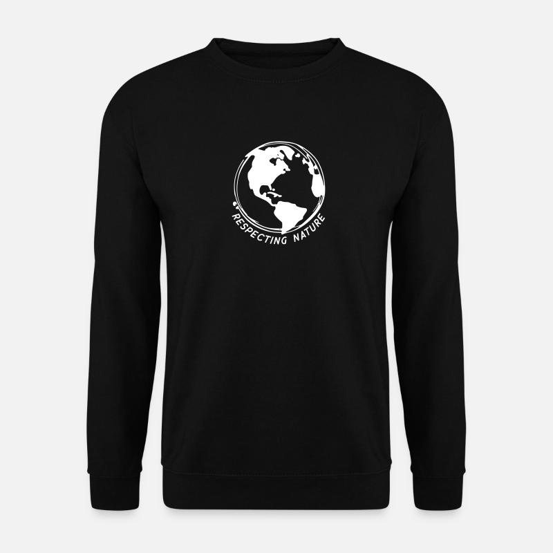 Respecting Nature - Unisex Sweatshirt - black