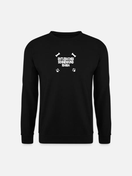 entlebucher sennenhund mama white - Unisex Pullover - Schwarz
