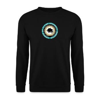 pastafarian CHURCH OF FLYING SPAGHETTI MONSTER - Unisex Sweatshirt - black - Front - Alina (178cm) & Michal (187cm)