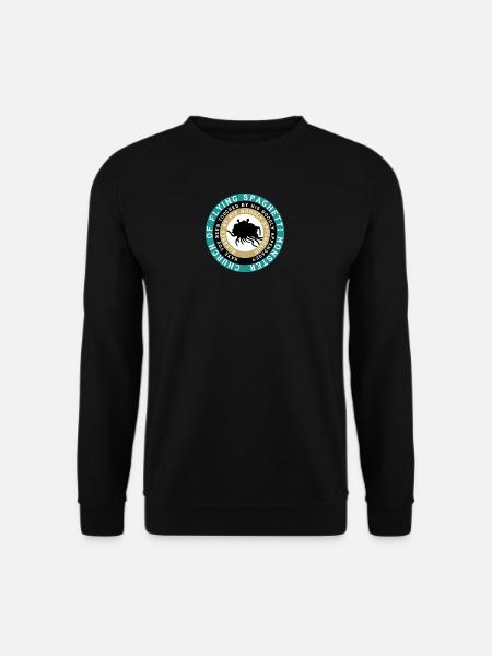 Pastafarian KIRCHE DES FLIEGENS SPAGHETTI MONSTER - Unisex Pullover - Schwarz