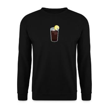cola - Unisex Sweatshirt - black - Front - Alina (178cm) & Michal (187cm)