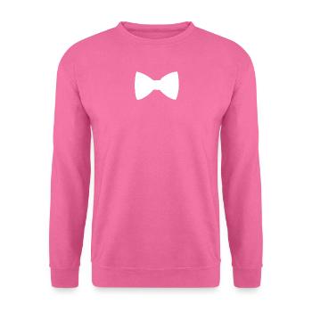 Noeud papillon noeud papillon - Sweat-shirt Unisexe - rose - Devant