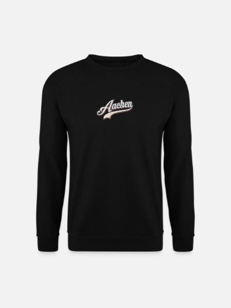 Aachen die Stadt - Unisex Pullover - Schwarz