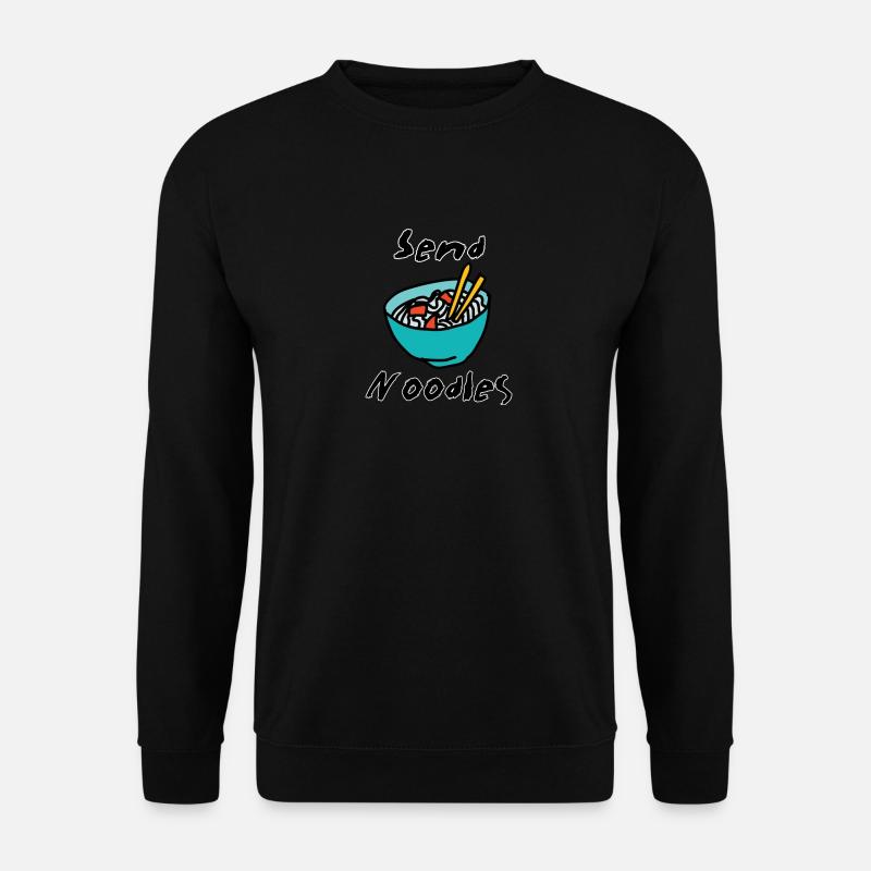 Send Noodles - Unisex Pullover - Schwarz