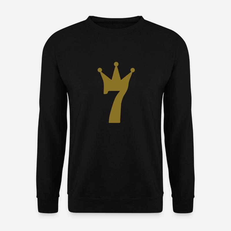 7 krone c1w7 - Unisex Pullover - Schwarz