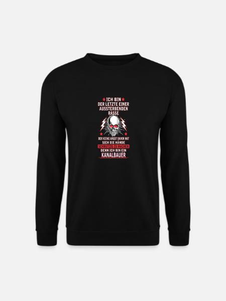 KANALBAUER - Unisex Pullover - Schwarz